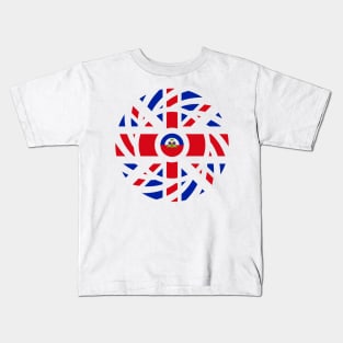 British Haitian Multinational Patriot Flag Series Kids T-Shirt